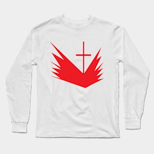 Jesus The Cross And The Resurrection Long Sleeve T-Shirt